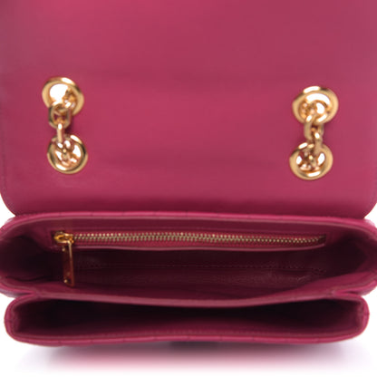 Celine Calfskin Quilted Medium C Bag Pink 6 of 10