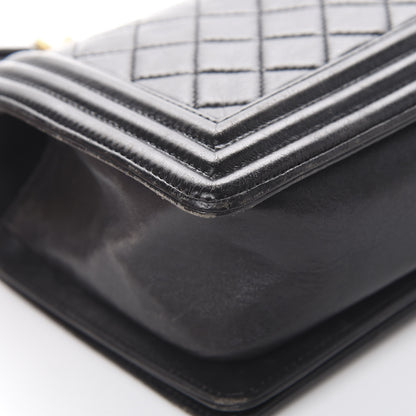 Chanel Calfskin Quilted Medium Boy Flap Black 11 of 20