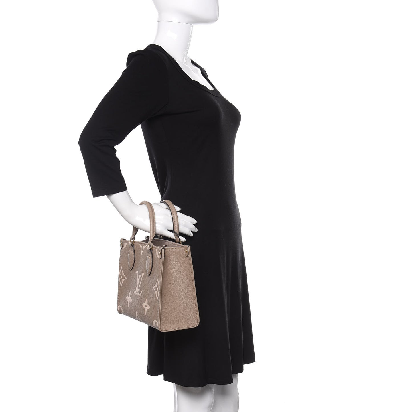 Empreinte Monogram Giant Onthego PM Tourterelle Creme