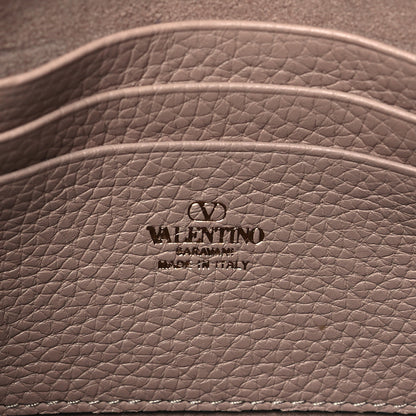Valentino Garavani Grainy Calfskin Rockstud Crossbody Pouch Poudre 6 of 10