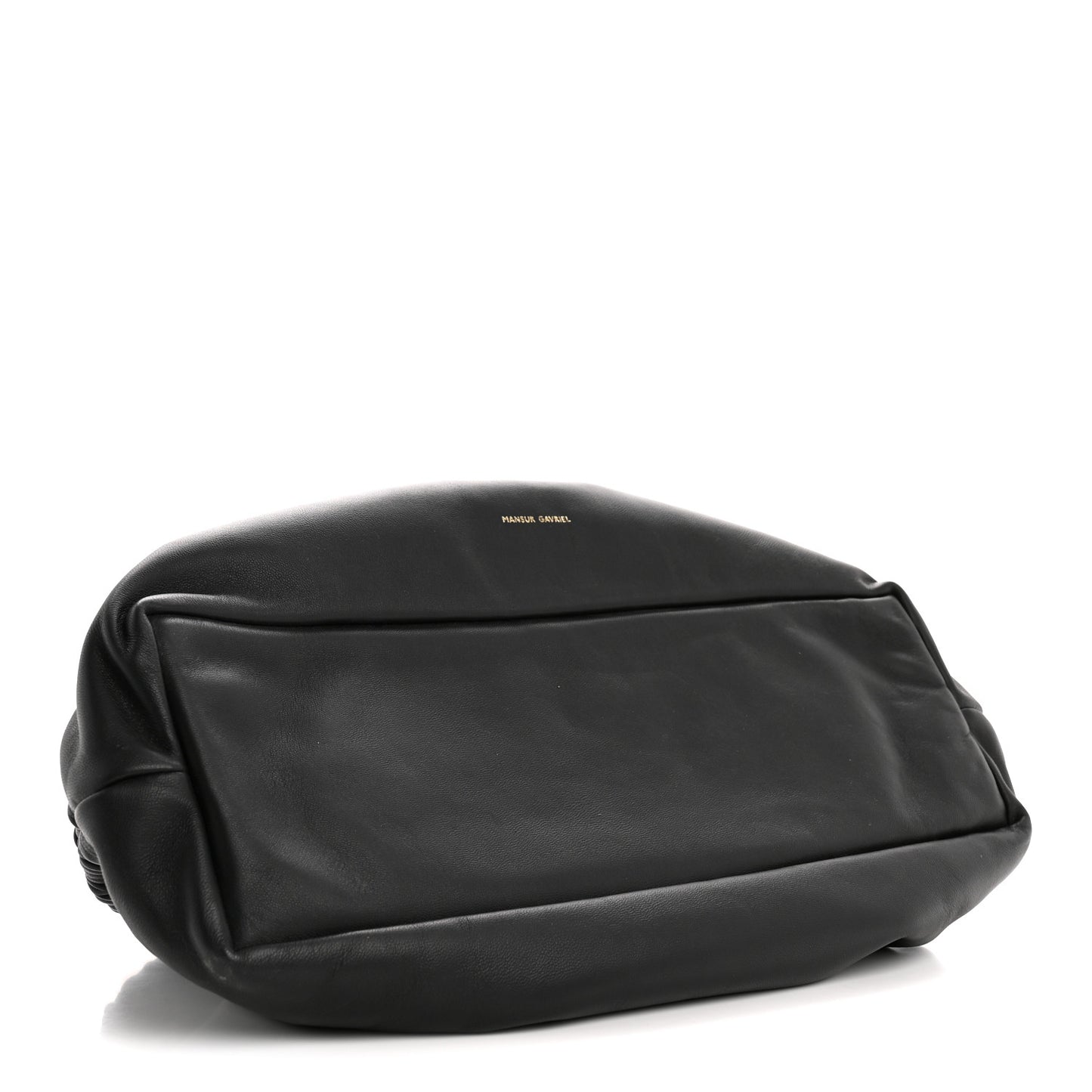 Lambskin Cloud Clutch Black Flamma