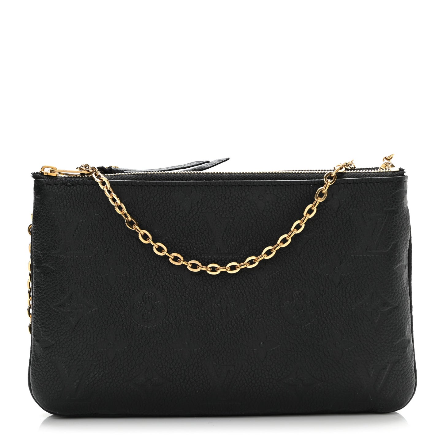 Empreinte Double Zip Pochette Black