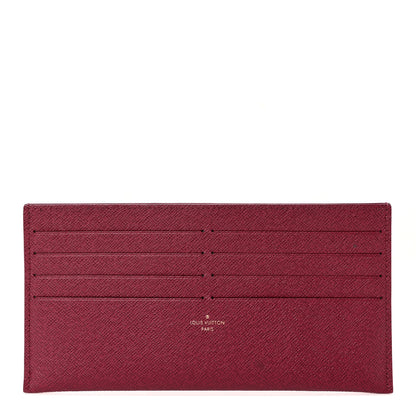 Louis Vuitton Calfskin Felicie Card Holder Insert Fuchsia 1 of 6