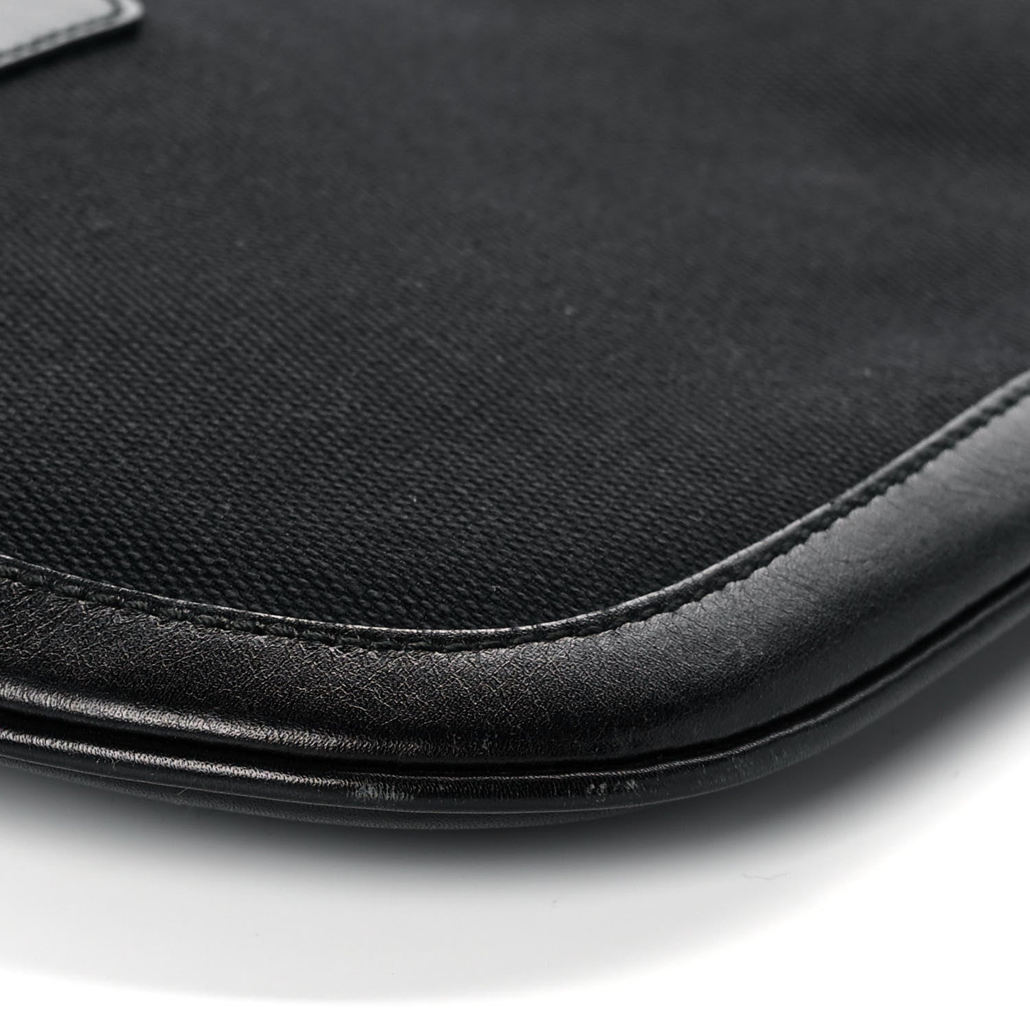 Gucci Canvas Calfskin Jackie O Hobo Black 10 of 10