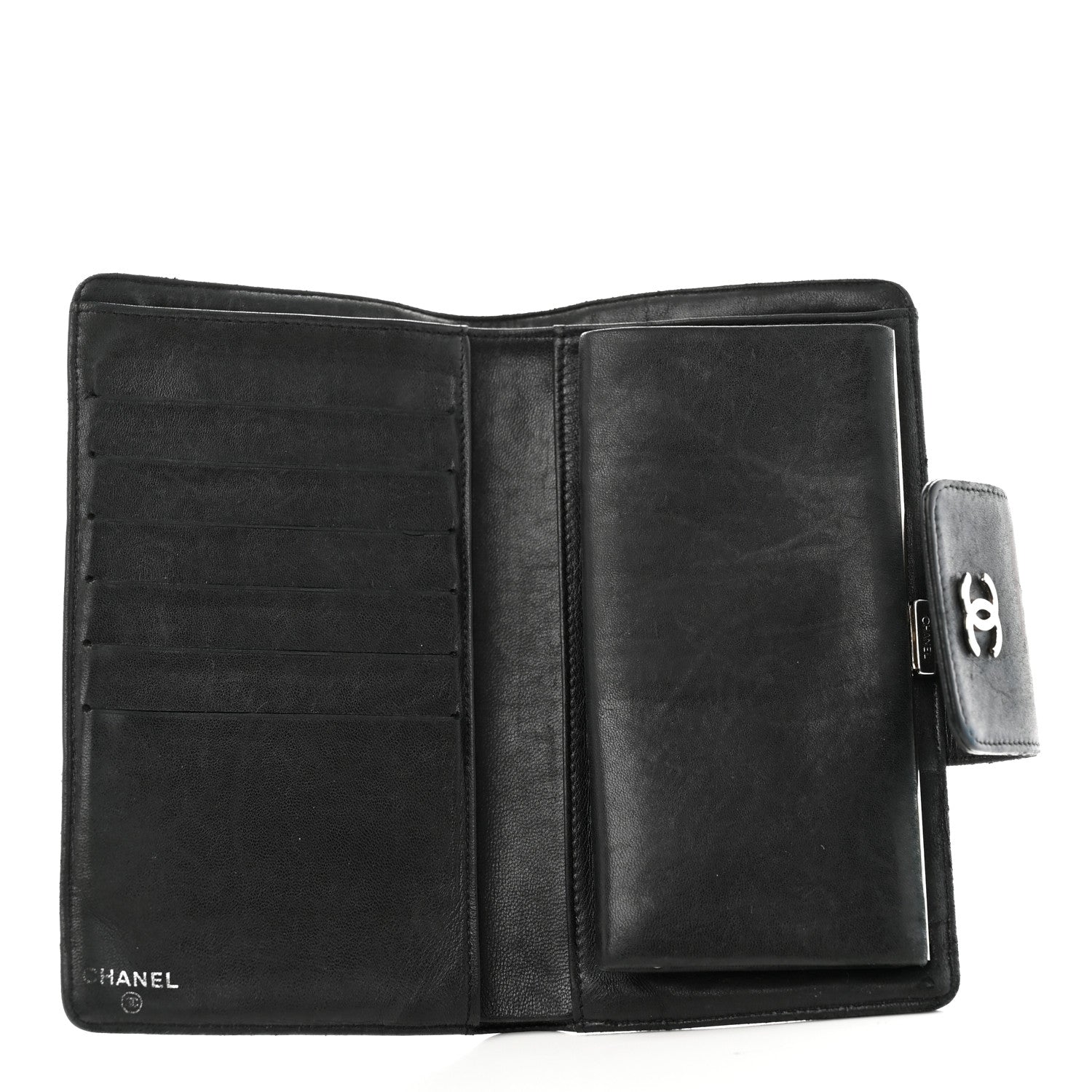 Chanel Calfskin Lucky Symbols French Wallet Black 5 of 11