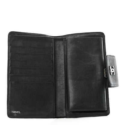 Chanel Calfskin Lucky Symbols French Wallet Black 5 of 11