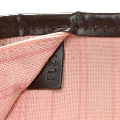 Louis Vuitton Damier Ebene Neo Neverfull MM Rose Ballerine 7 of 15