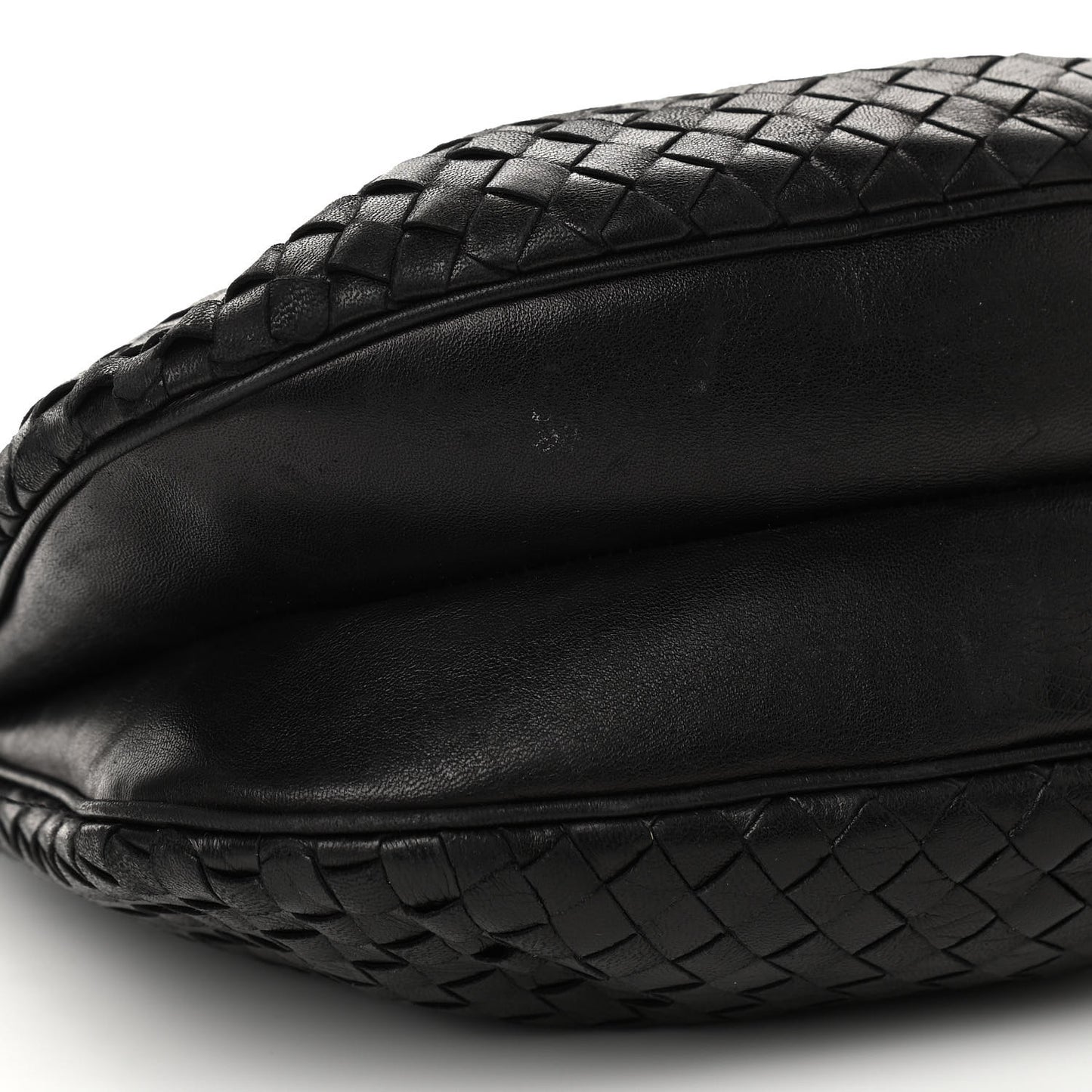 Nappa Intrecciato Crossbody Black