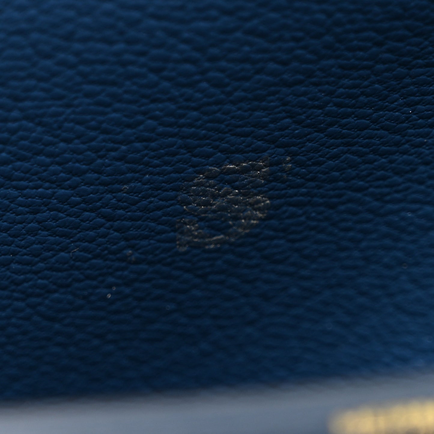 Ostrich Bearn Wallet Bleu Indigo