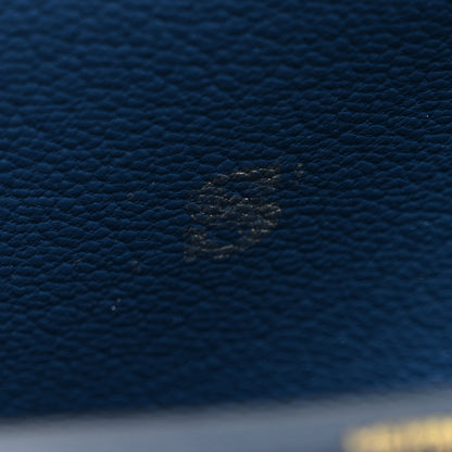 Hermes Ostrich Bearn Wallet Bleu Indigo 8 of 9