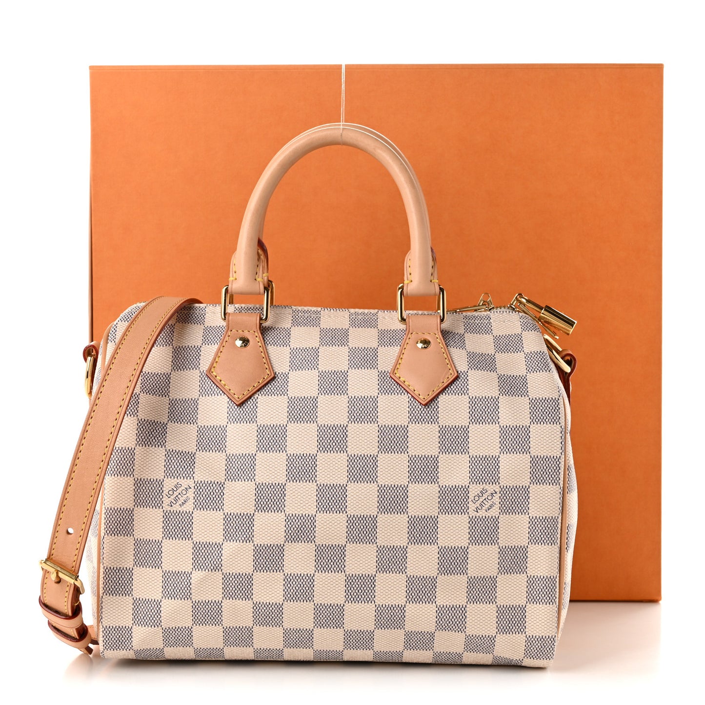 Damier Azur Speedy Bandouliere 25