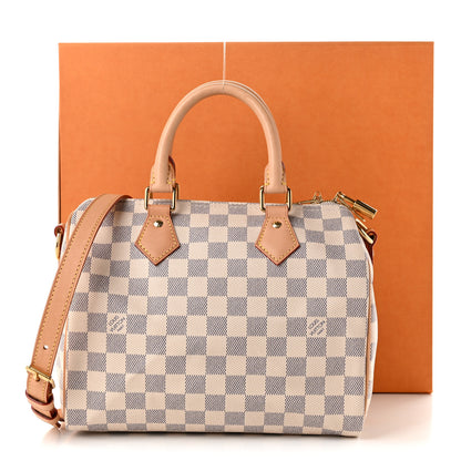 Louis Vuitton Damier Azur Speedy Bandouliere 25 10 of 10