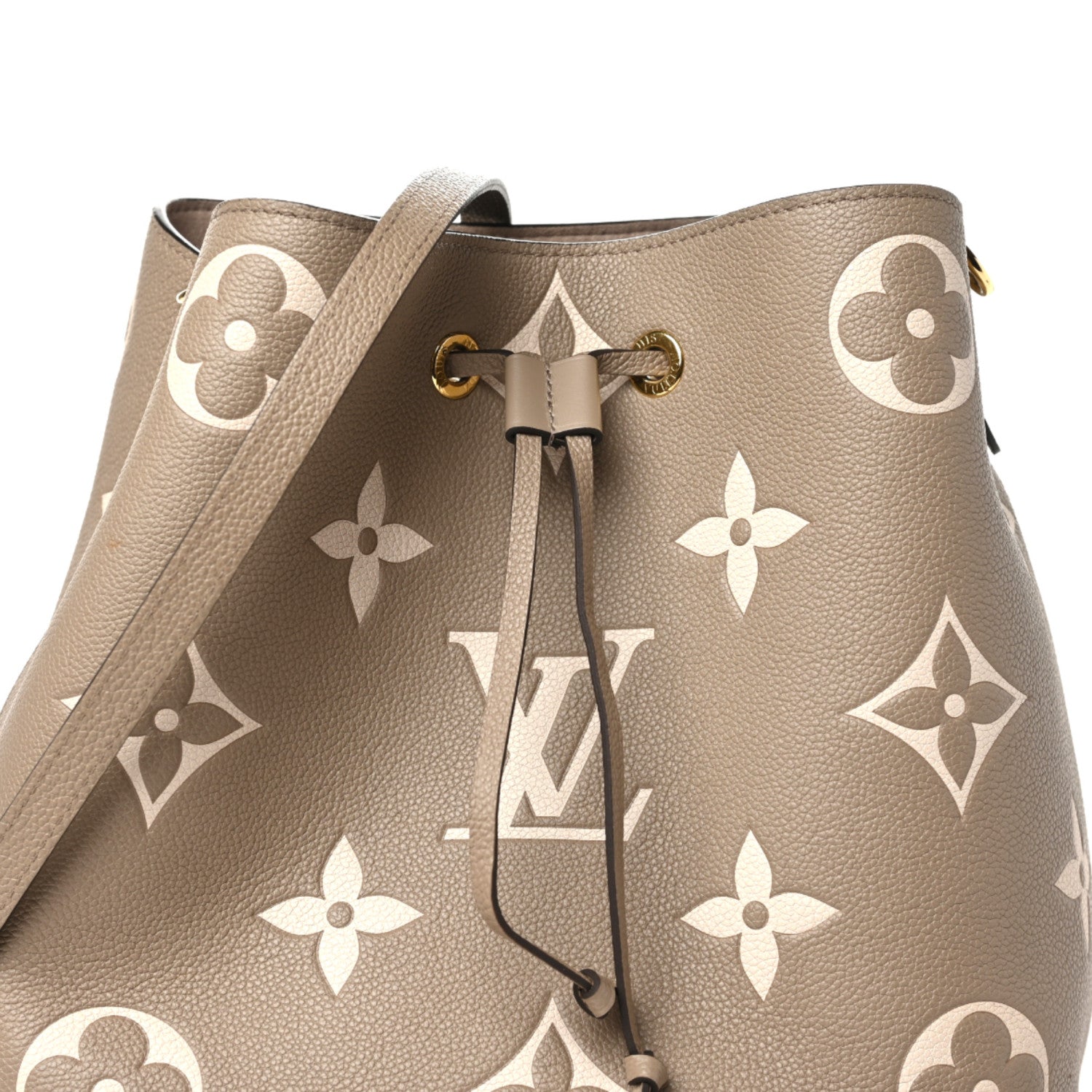 Louis Vuitton Empreinte Monogram Giant Neonoe MM Tourterelle Creme 10 of 10