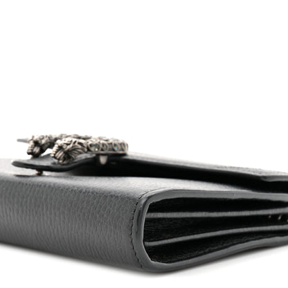 Gucci Calfskin Mini Dionysus Chain Wallet Black 11 of 16