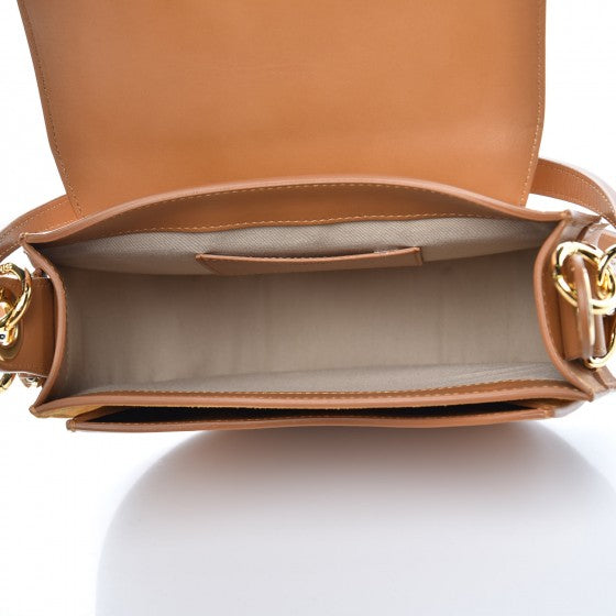 Chloe Calfskin Suede Large Tess Bag Autumnal Brown 5 of 7