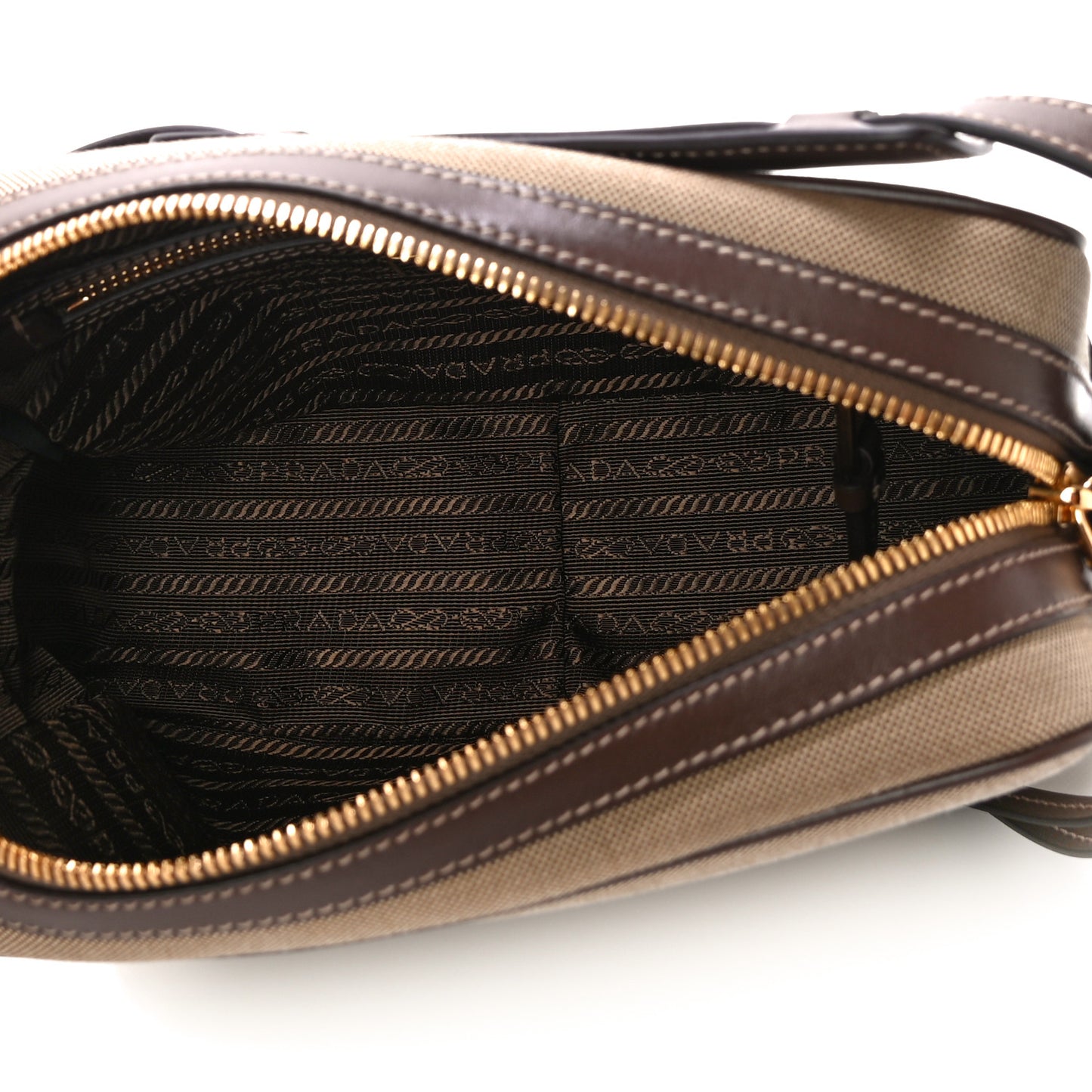 Jacquard Logo Camera Bag Corda Bruciato