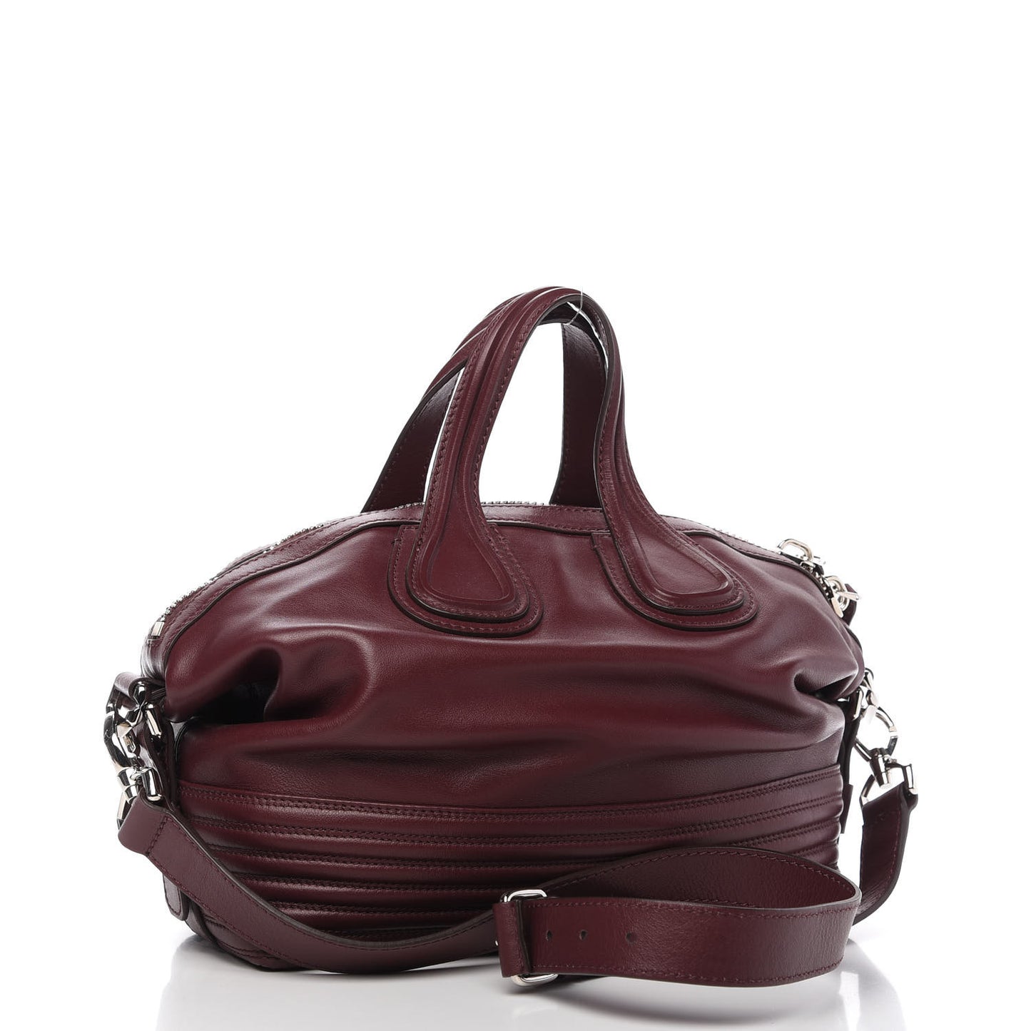 Calfskin Small Biker Nightingale Oxblood