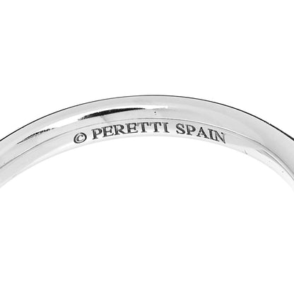 Tiffany Platinum Yellow Diamond Elsa Peretti Wedding Band Ring 51 5.75 5 of 6