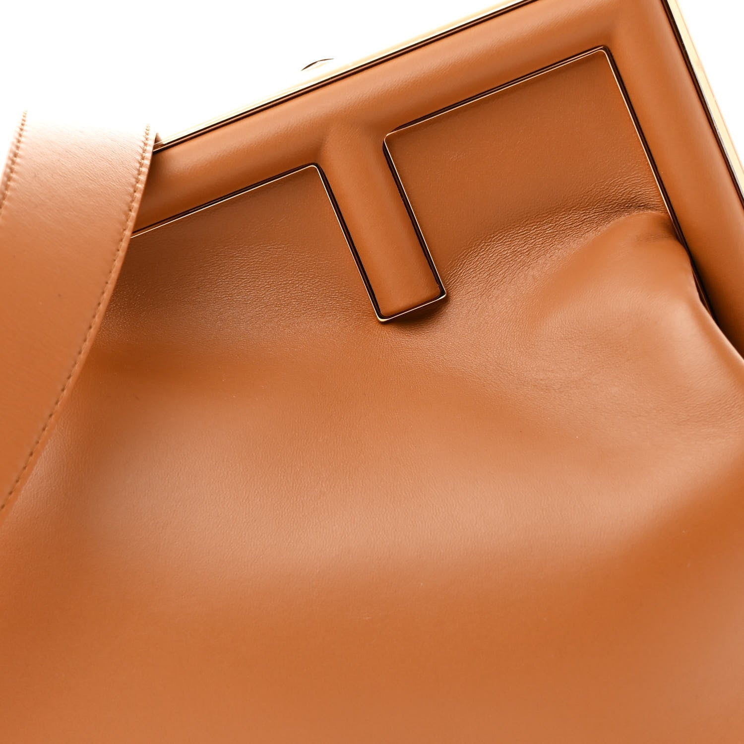 Fendi Shiny Nappa Medium Fendi First Caramello 8 of 10