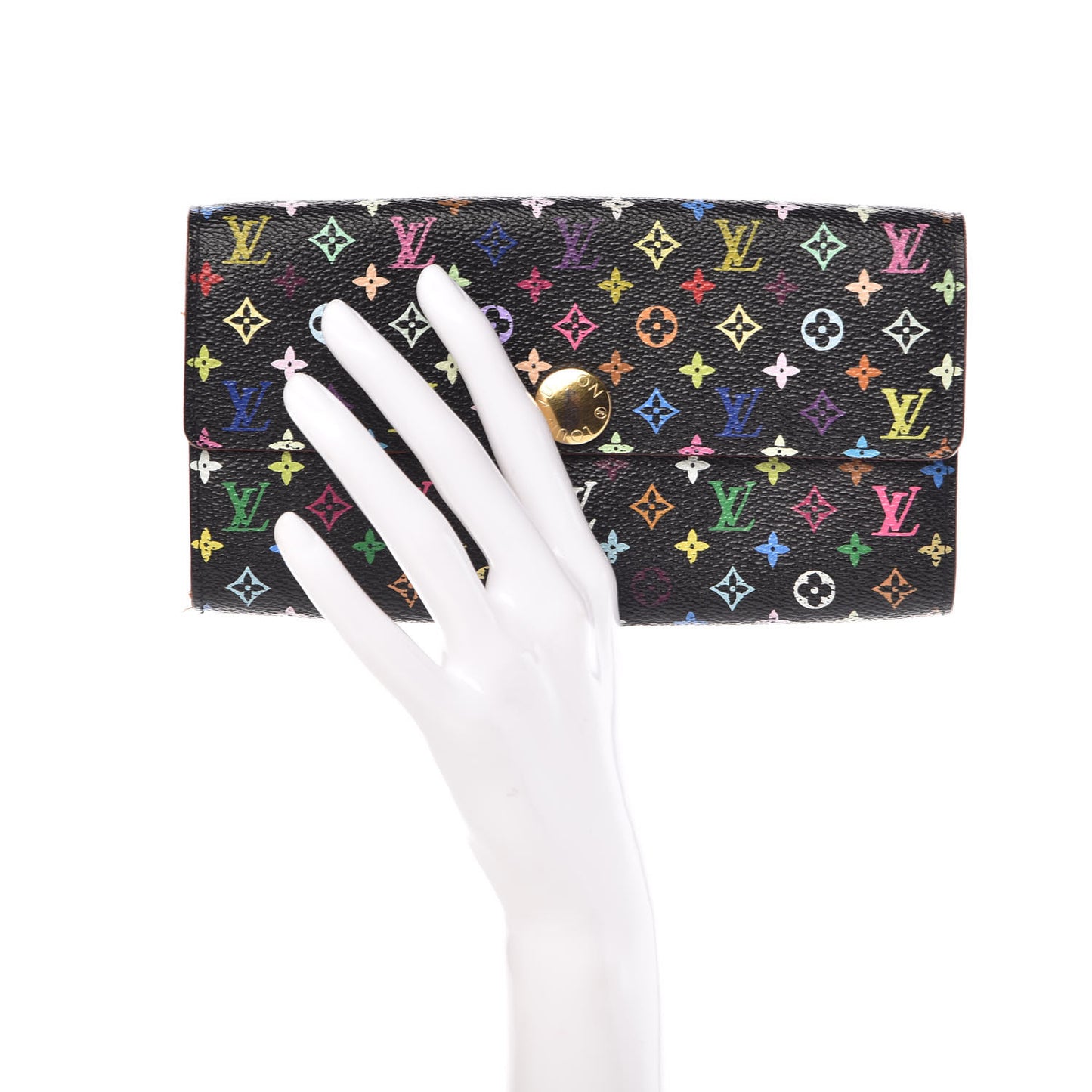 Monogram Multicolor Sarah Wallet Black