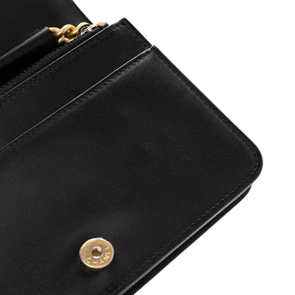 Chanel Caviar Quilted Boy Wallet On Chain WOC Black 11 of 12