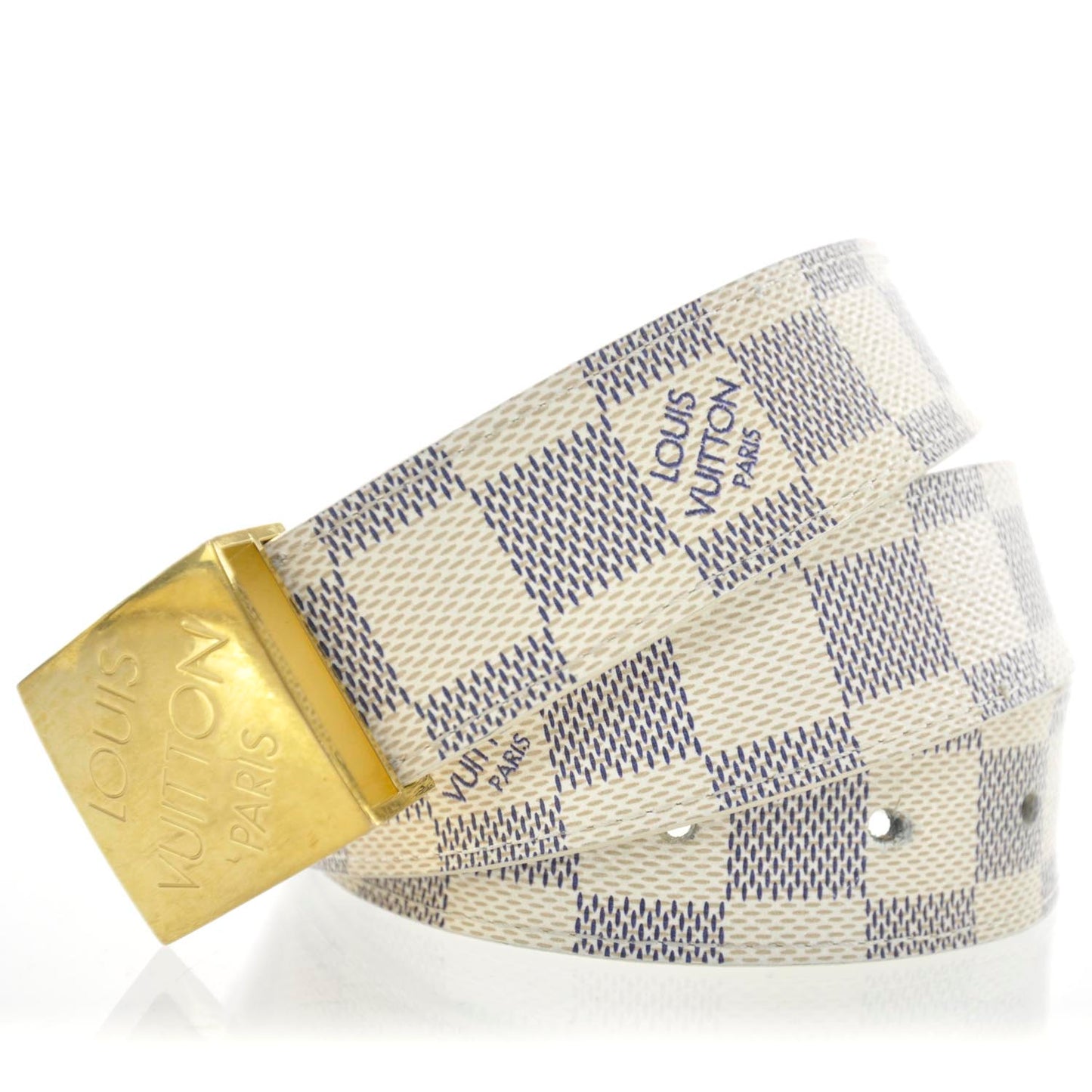 Damier Azur LV Paris Belt 32 80