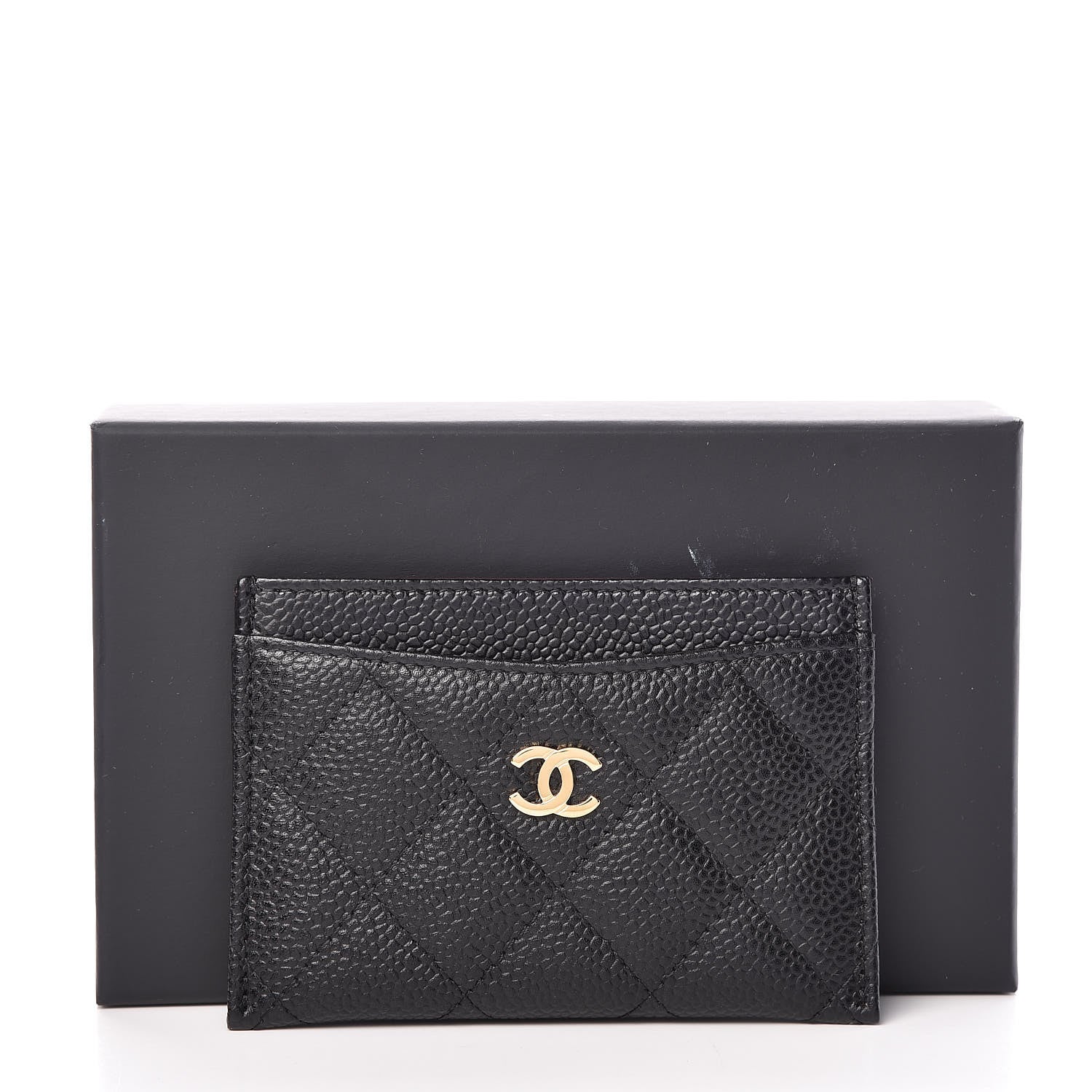 Chanel Caviar Quilted Card Holder Black 9 of 9
