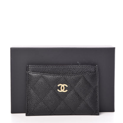 Chanel Caviar Quilted Card Holder Black 9 of 9