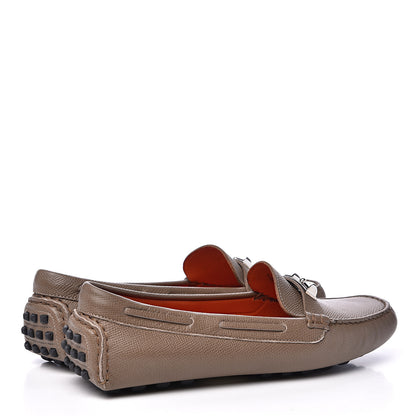 Hermes Epsom Womens Irving Loafer 38 Etoupe 4 of 12