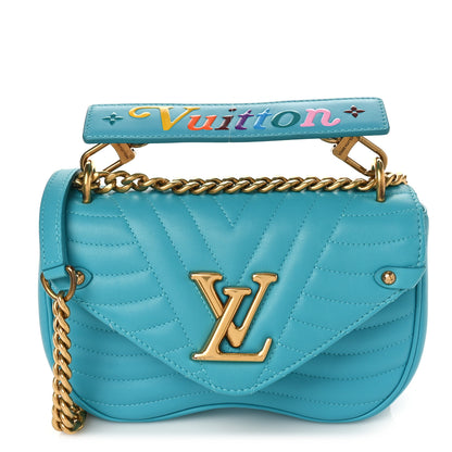 Louis Vuitton Calfskin New Wave Chain PM Malibu Green 1 of 9