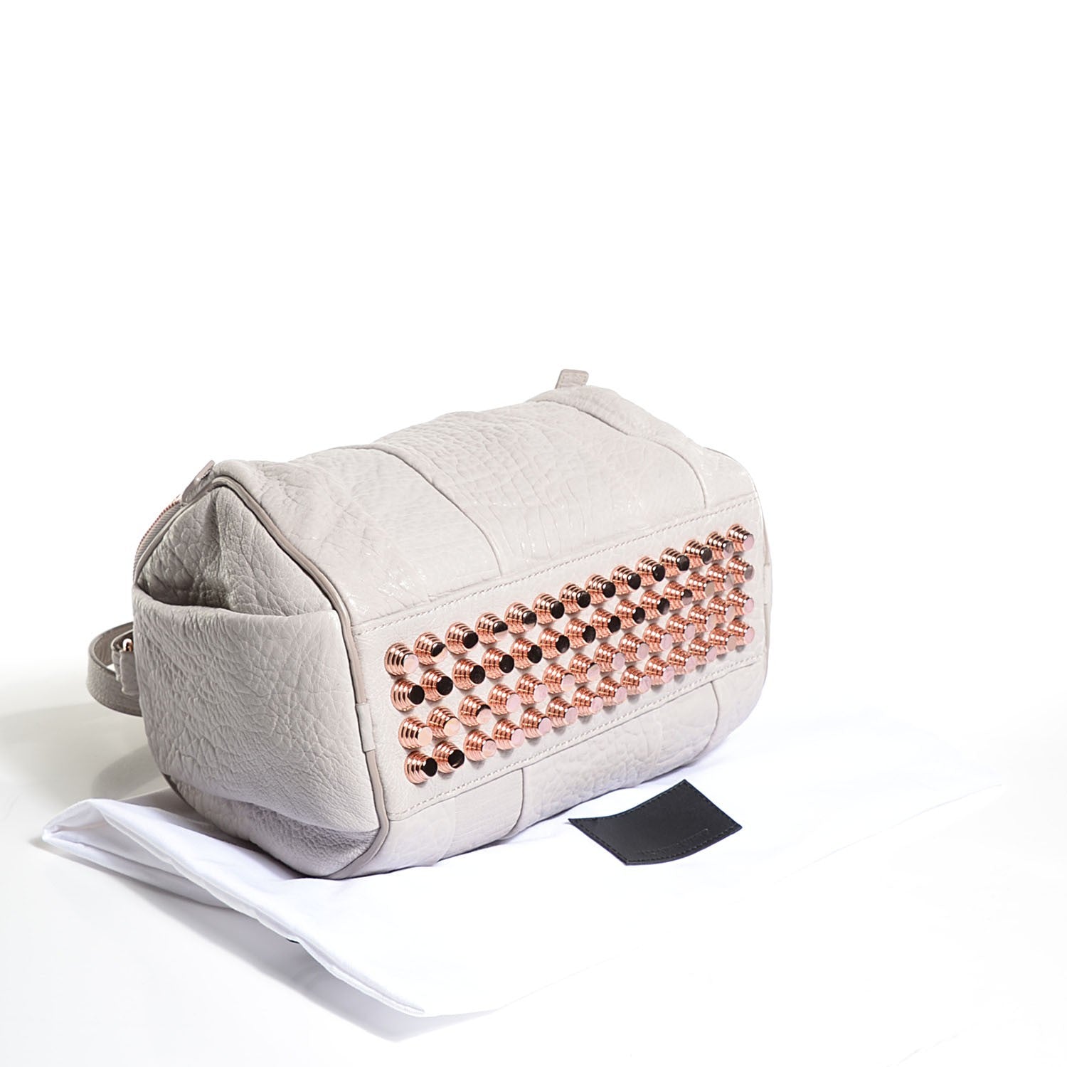 Alexander Wang Pebbled Lambskin Rockie Lilac Rose Gold Hardware 4 of 9