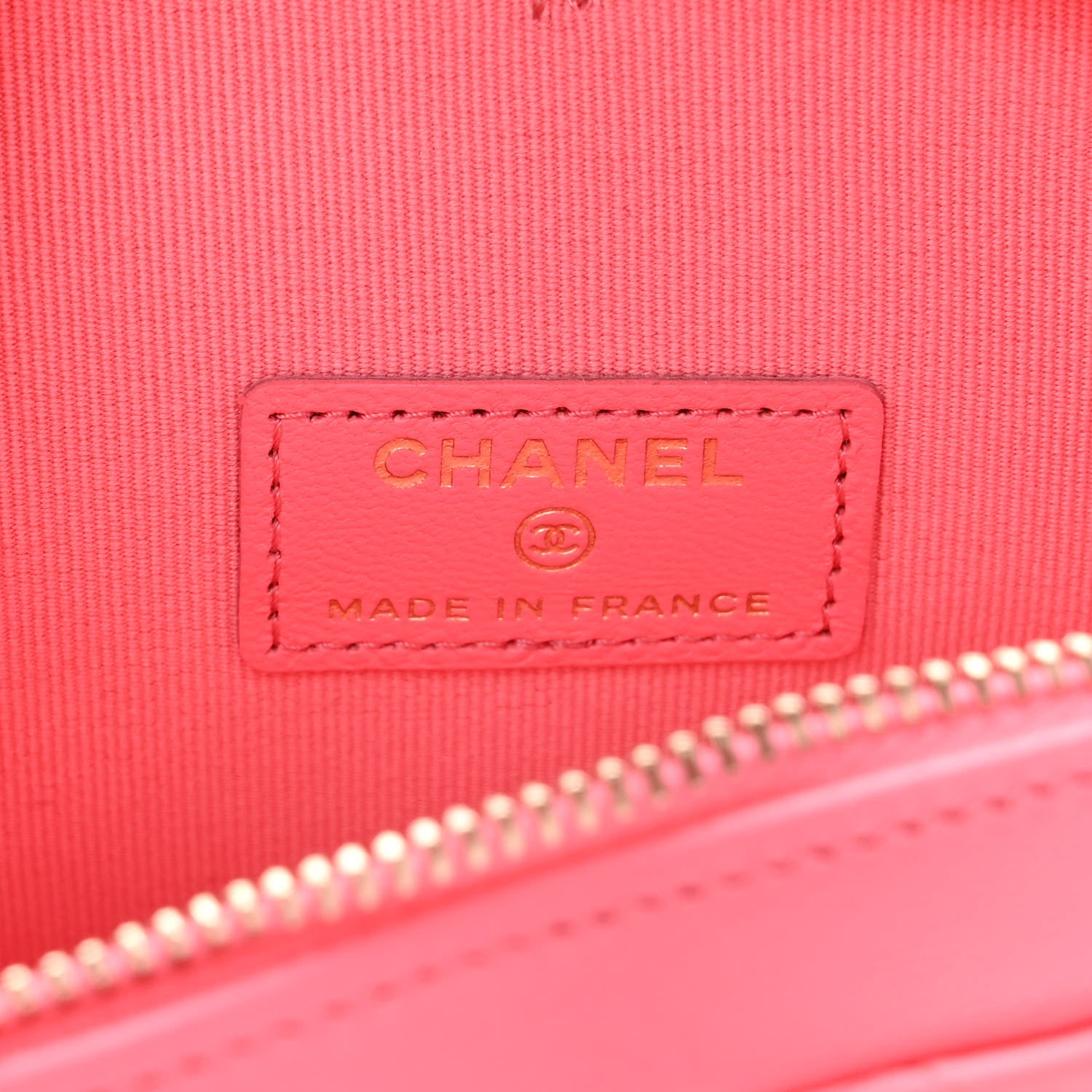 Chanel Lambskin Quilted CC In Love Heart Clutch With Chain Pink 6 of 11