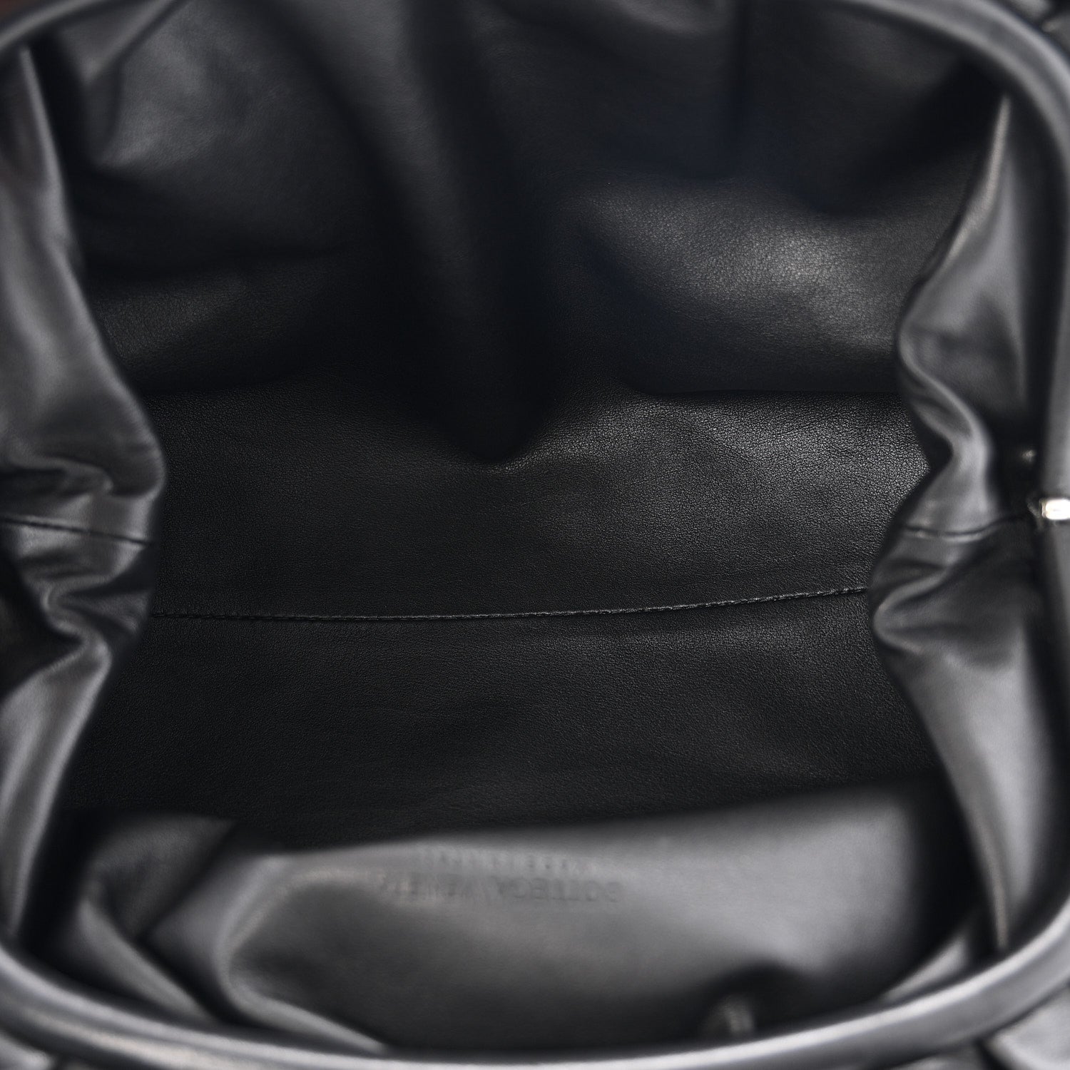 Bottega Veneta Smooth Butter Calf The Pouch Oversized Clutch Black 5 of 11