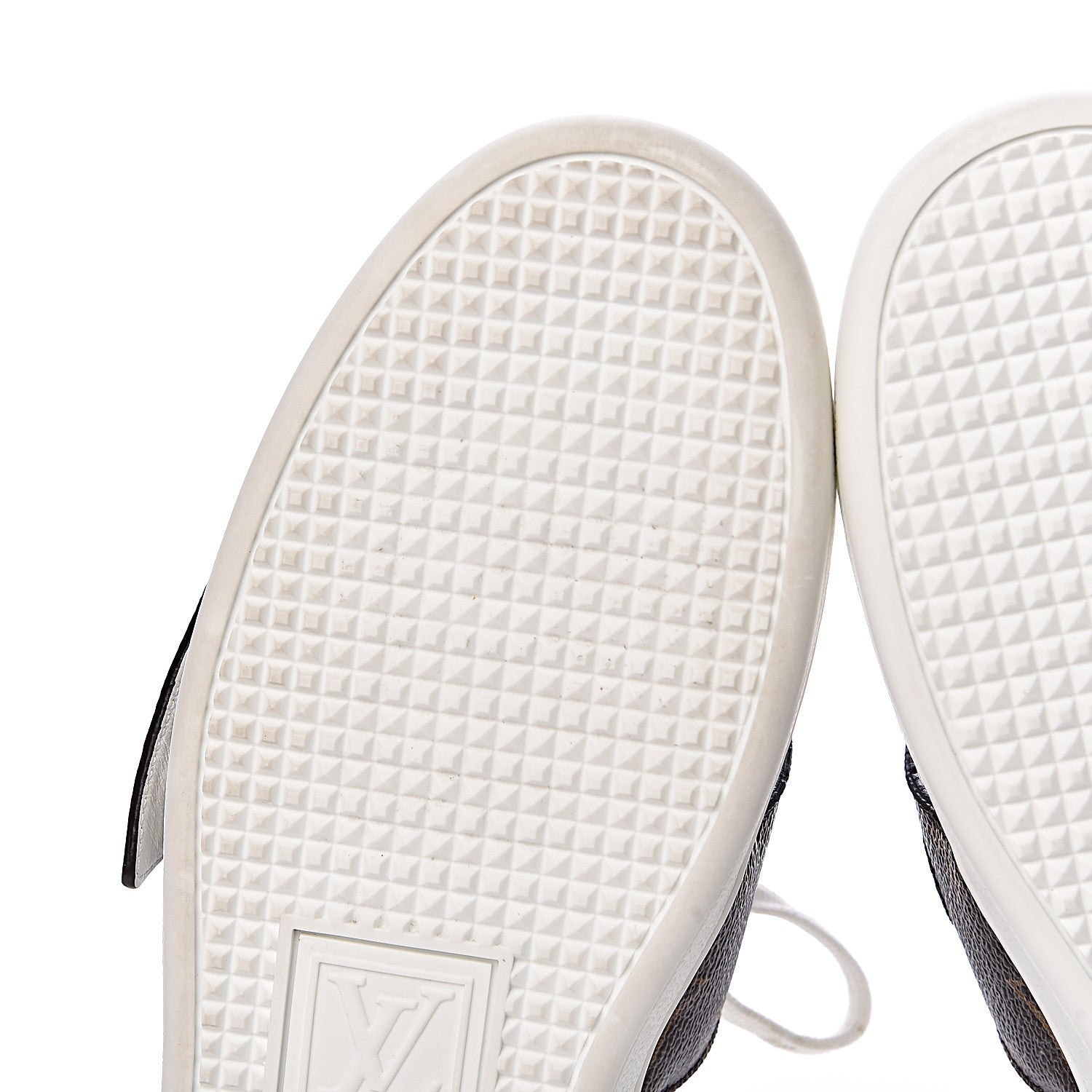 Louis Vuitton Calfskin Monogram Frontrow Sneakers 36.5 White 8 of 10