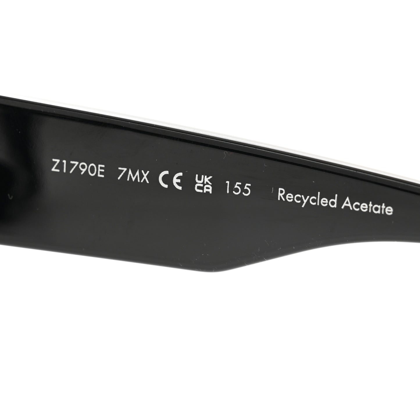 Acetate Swarovski Crystal Cyclone Sunglasses Z1790E Black