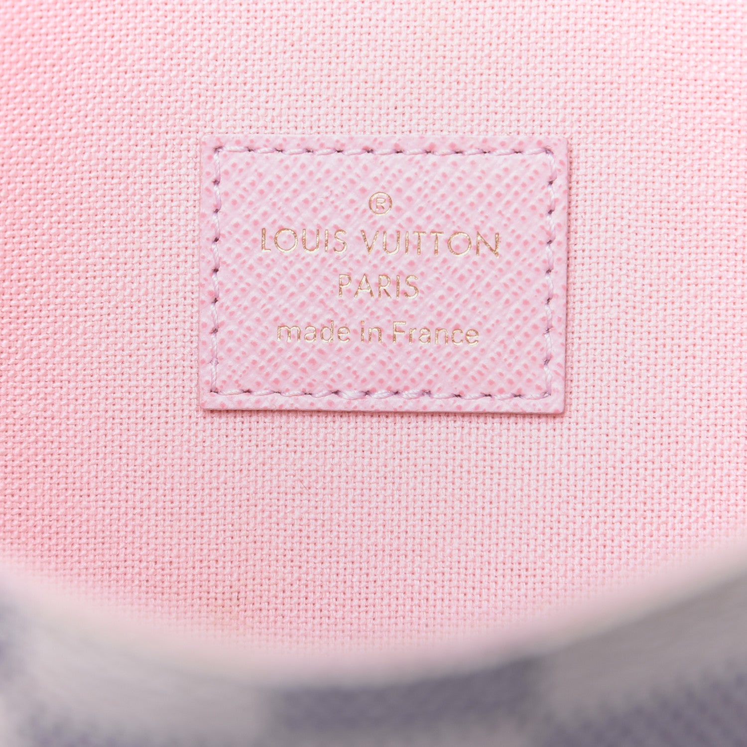 Louis Vuitton Damier Azur Pochette Felicie Chain Wallet Rose Ballerine 6 of 11