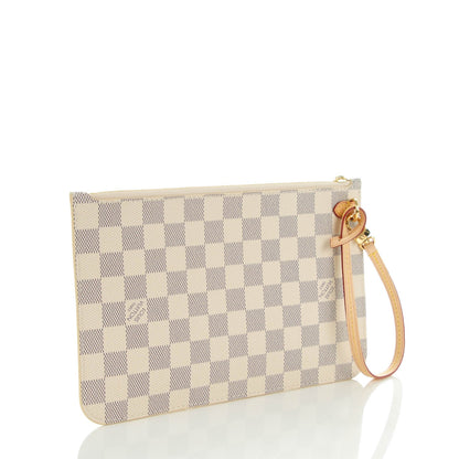 Louis Vuitton Damier Azur Neverfull MM GM Pochette 3 of 7
