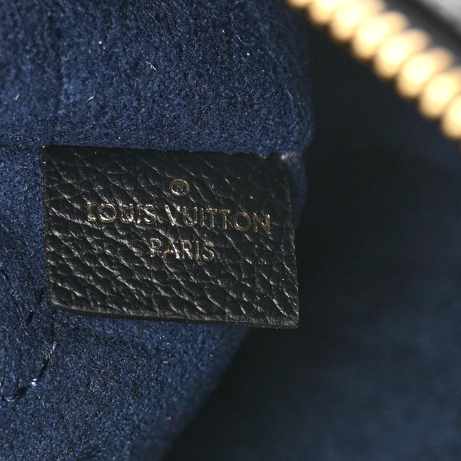 Louis Vuitton Empreinte Monogram Giant Neverfull MM Pochette Black 6 of 7