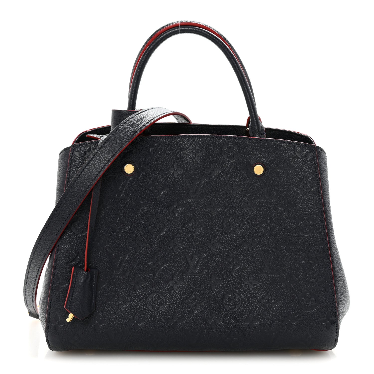 Louis Vuitton Empreinte Montaigne MM Marine Rouge 1 of 9