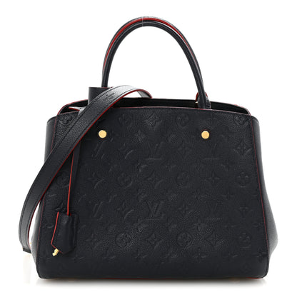 Louis Vuitton Empreinte Montaigne MM Marine Rouge 1 of 9