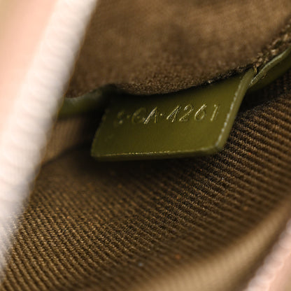 Celine Cotton Gabardine Logo Print Trekking Belt Bag Khaki 7 of 10