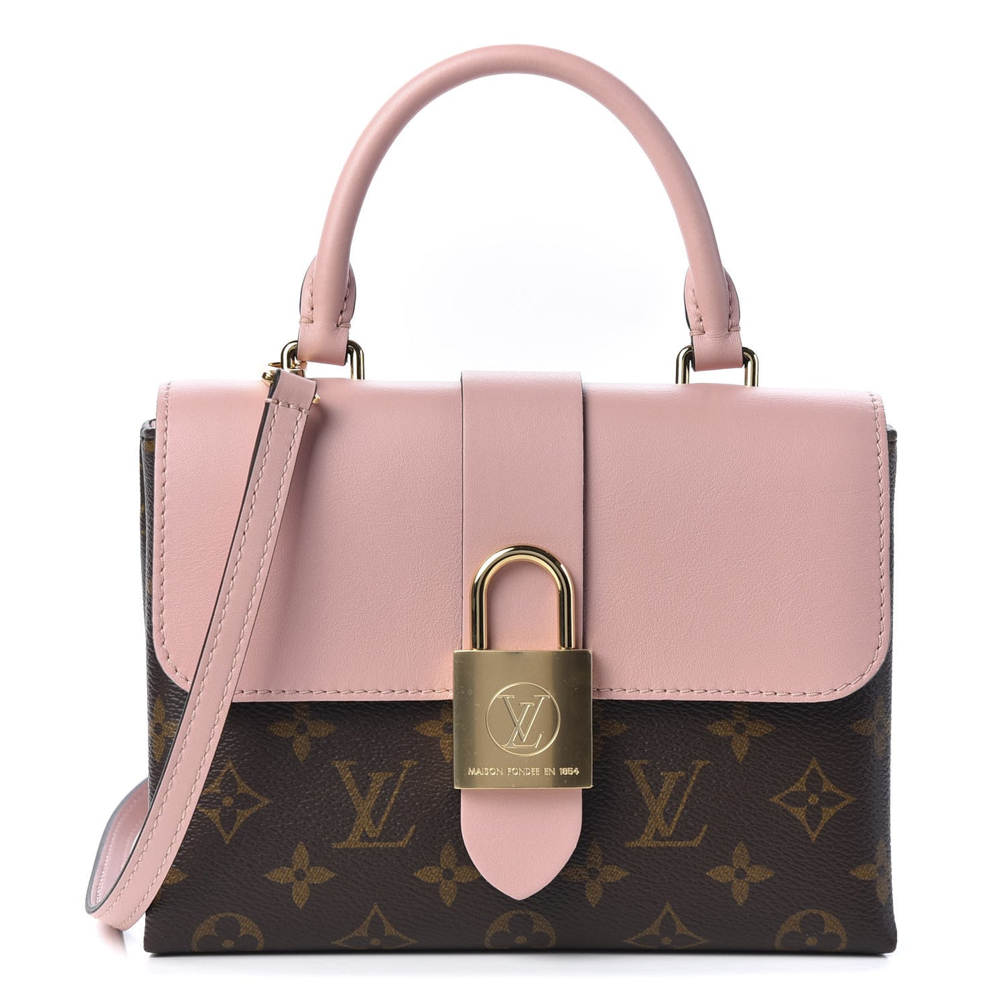 Monogram Locky BB Rose Poudre
