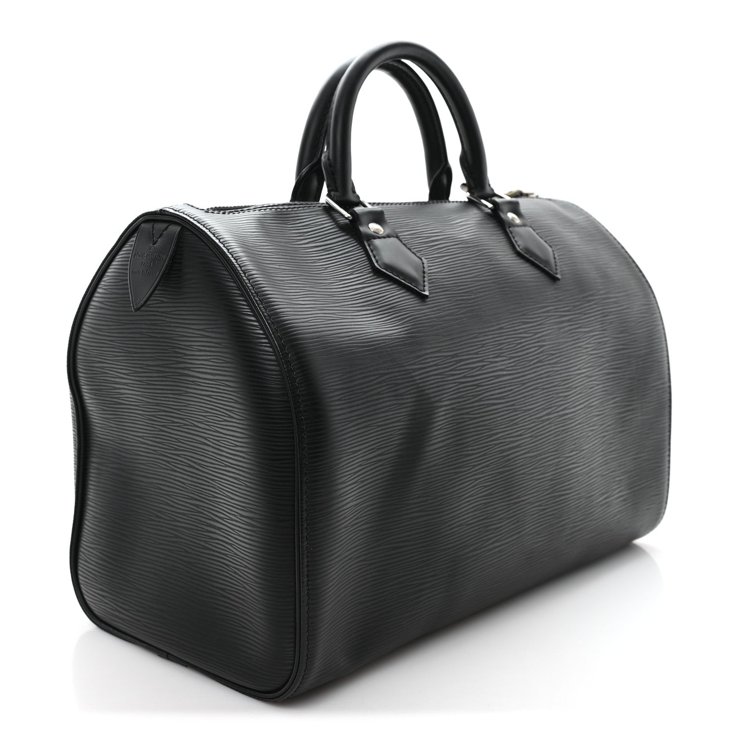 Louis Vuitton Epi Speedy 30 Black 3 of 9