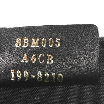 Fendi Vitello Cruise F is Fendi Bi-Color FF 1974 Embossed Envelope Belt Bag Maya Black 7 of 11