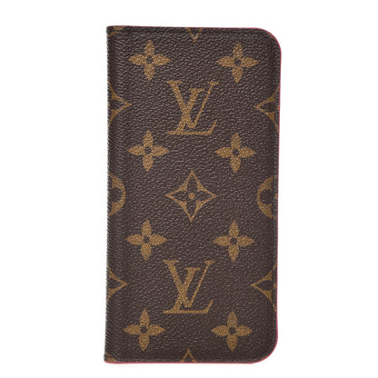 Louis Vuitton Monogram iPhone X Folio Case Rose Pop 1 of 6