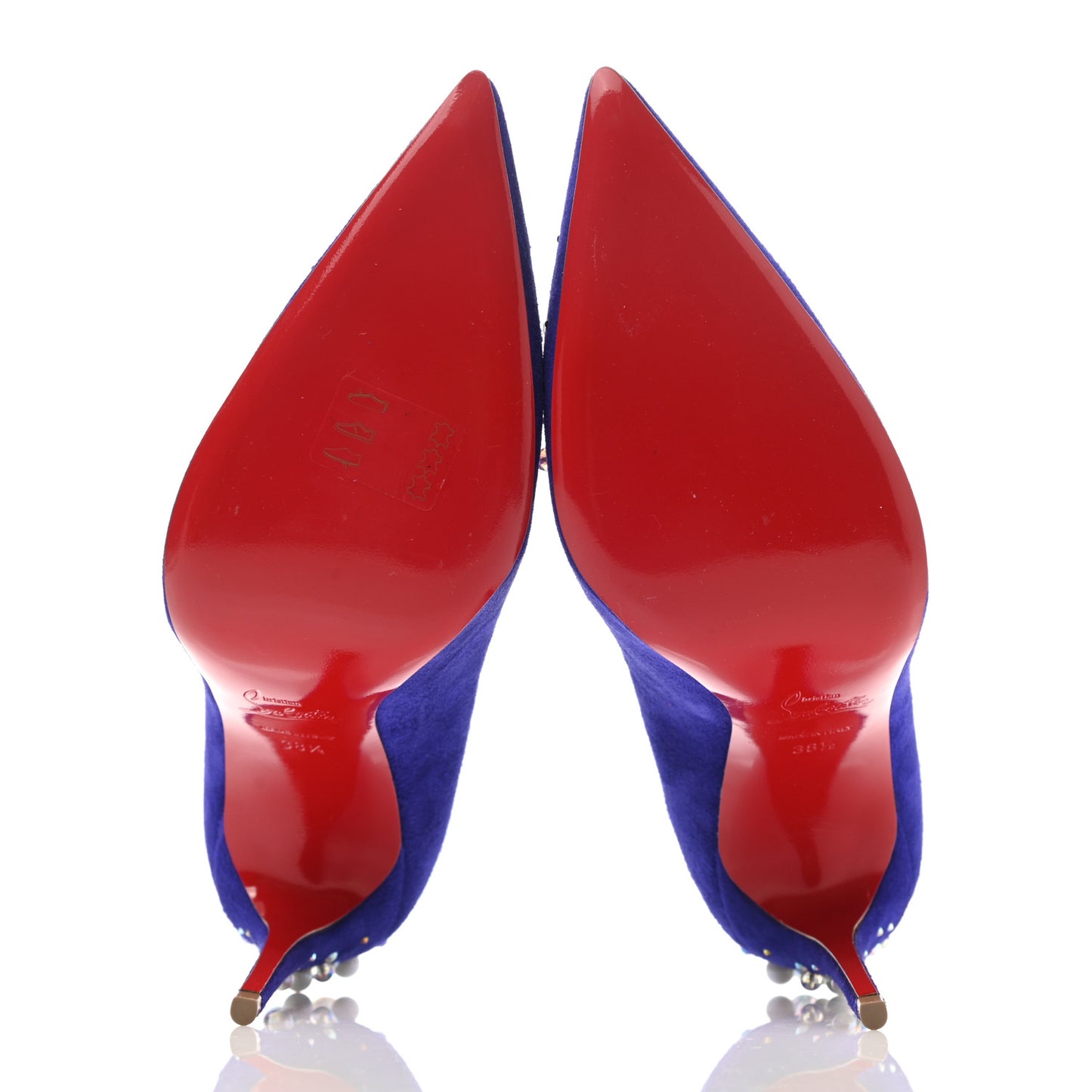Veau Velours Candidate 100 Pumps 38.5 Purple Pop