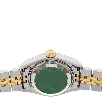 Rolex Stainless Steel 18K Yellow Gold 26mm Oyster Perpetual Datejust Watch Champagne 79173 4 of 4