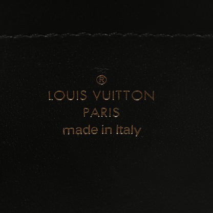 Louis Vuitton Lambskin Embossed Monogram Pochette Coussin Black 6 of 9
