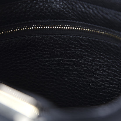 Valentino Garavani Pebbled Calfskin Small Rockstud Flip-Lock Messenger Bag Black 8 of 9