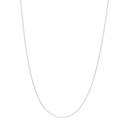 Tiffany 18K White Gold Chain Necklace 18" 1 of 4